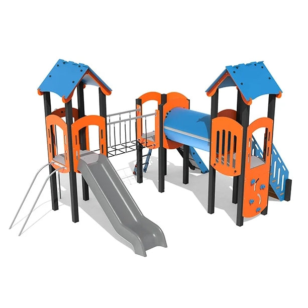 Lauko žaidimų aikštelė Multi-Play „Trigubas bokštas“ - kokybiška žaidimų aikštelė