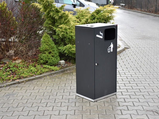 Šiukšliadėžė Su Pelenine Kaja III – tvariems urbanistiniams sprendimams bei pėsčiųjų zonų tvarkymui