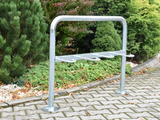 U tipo paspirtukų stovas - 4 vietų - miesto infrastruktūros įrengimas