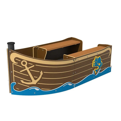 Žaidimų aikštelė „Mini piratų laivas“ - pramogų zona lauke vaikams