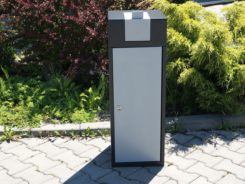 Šiukšliadėžė Baron 40L – funkcionaliai ir saugiai bendruomenės aplinkai parkuose bei skveruose