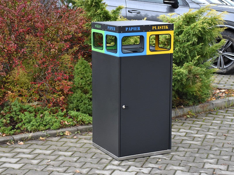 Rūšiavimo Šiukšliadėžė Taurus, 4 Skyrių – funkcionaliai ir saugiai bendruomenės aplinkai parkuose bei skveruose