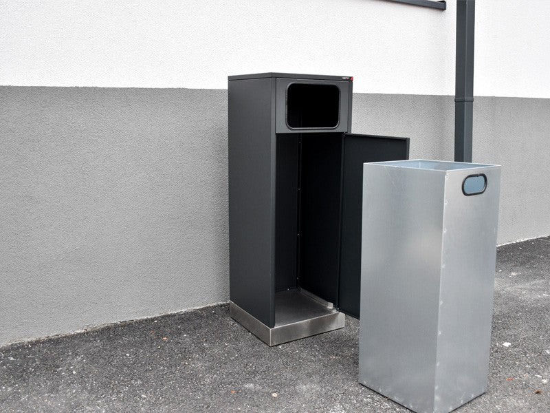 Šiukšliadėžė Etna I 80L Su Betoniniu Pagrindu - Laisvai Pastatoma – tvariems urbanistiniams sprendimams bei pėsčiųjų zonų tvarkymui