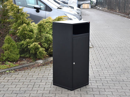 Šiukšliadėžė Apis 80L – funkcionaliai ir saugiai bendruomenės aplinkai parkuose bei skveruose