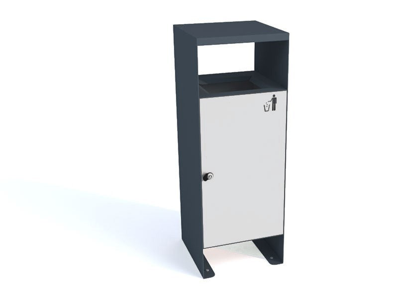 Šiukšliadėžė Aster I 80L – moderniai miesto infrastruktūrai ir šiuolaikinėms viešosioms erdvėms