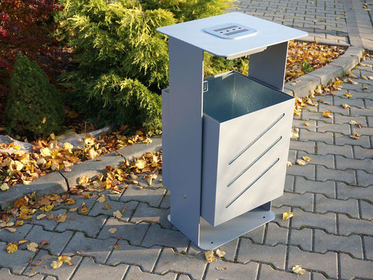 Šiukšliadėžė Homer I 60L – tvariems urbanistiniams sprendimams bei pėsčiųjų zonų tvarkymui