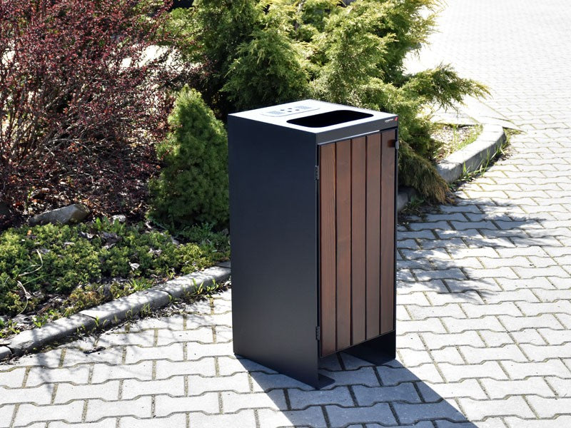 Šiukšliadėžė Opałek IV 80 L – tvariems urbanistiniams sprendimams bei pėsčiųjų zonų tvarkymui