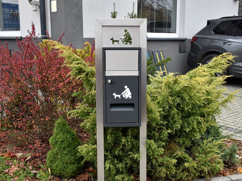 Šiukšliadėžė Šunų Išmatoms VI / 40L – funkcionaliai ir saugiai bendruomenės aplinkai parkuose bei skveruose