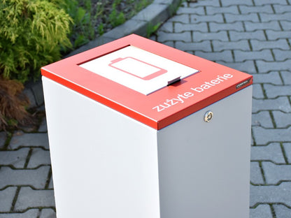 Šiukšliadėžė Panaudotoms Baterijoms Ir / 60 L – funkcionaliai ir saugiai bendruomenės aplinkai parkuose bei skveruose