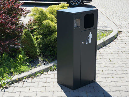Šiukšliadėžė - peleninė Kaja I – tvariems urbanistiniams sprendimams bei pėsčiųjų zonų tvarkymui