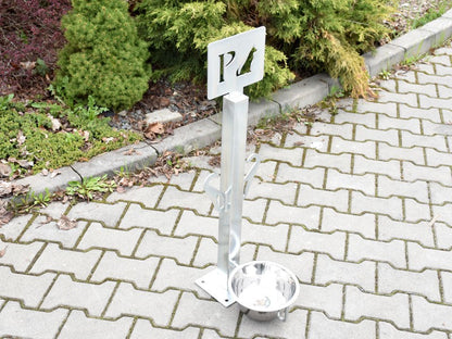 Šunų stovėjimo vieta vi + gertuvė – viešųjų erdvių sutvarkymo elementai