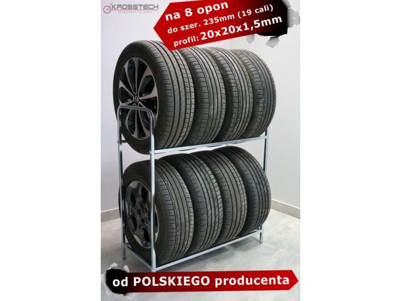 Padangų, ratų su ratlankiais lentyna max pion-8 cinkuota – lauko baldai viešosioms erdvėms