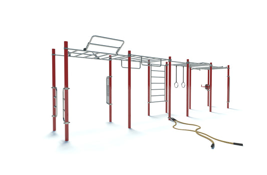 S-10 CrossFit Station street workout kompleksas, gatvės treniruokliai laukui