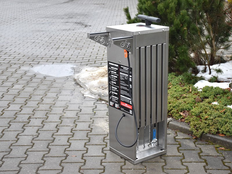 Dviračių remonto stotelė „Optima“ - parkų ir gatvių gerbūvio elementai
