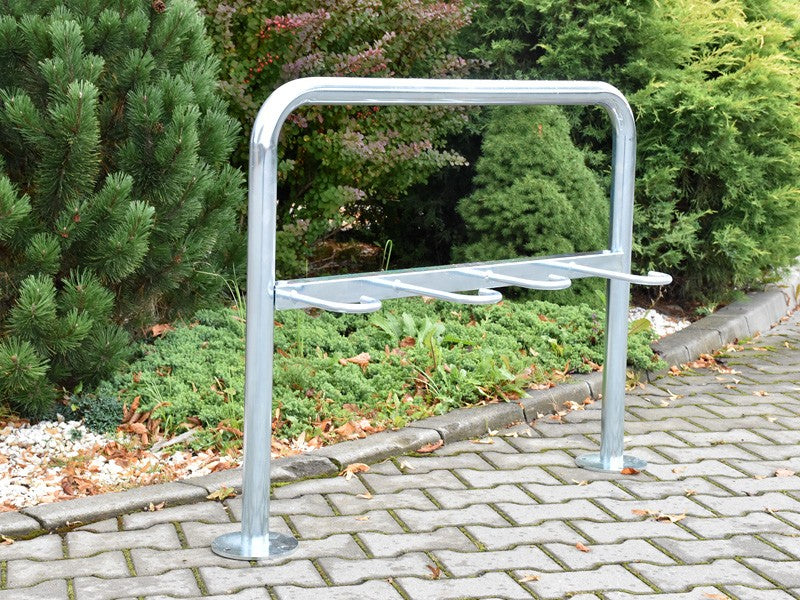 U tipo paspirtukų stovas - 4 vietų - miesto infrastruktūros įrengimas