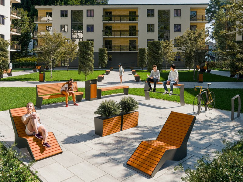 Dviračių stovas „Odyn“ - lauko mažosios architektūros elementai