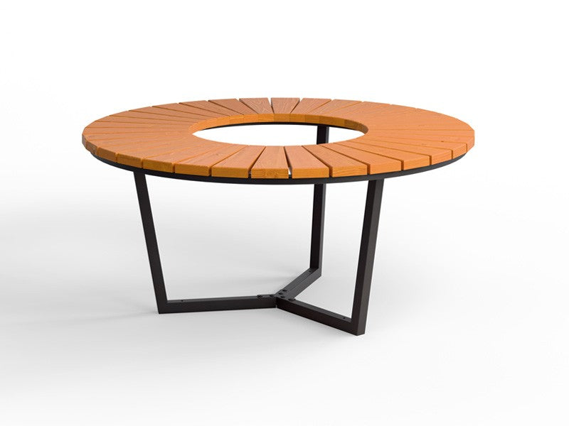 Apvalus iškylų stalas Amant II – mažosios architektūros elementai