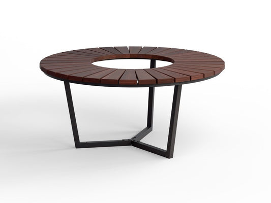 Apvalus iškylų stalas Amant II – prekės parkams ir skverams