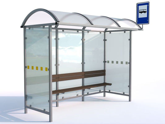Autobusų stotelės laukimo paviljonas „Arkadia I“ / 315 cm – moderni mažoji architektūra
