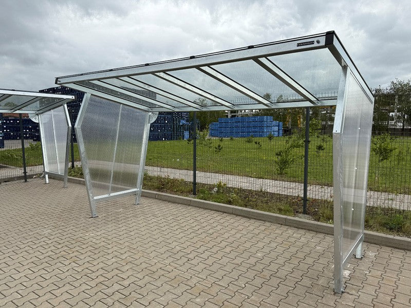 Dviračių stoginė "Aurora I", 10 dviračių / 420cm - parkų ir gatvių gerbūvio elementai