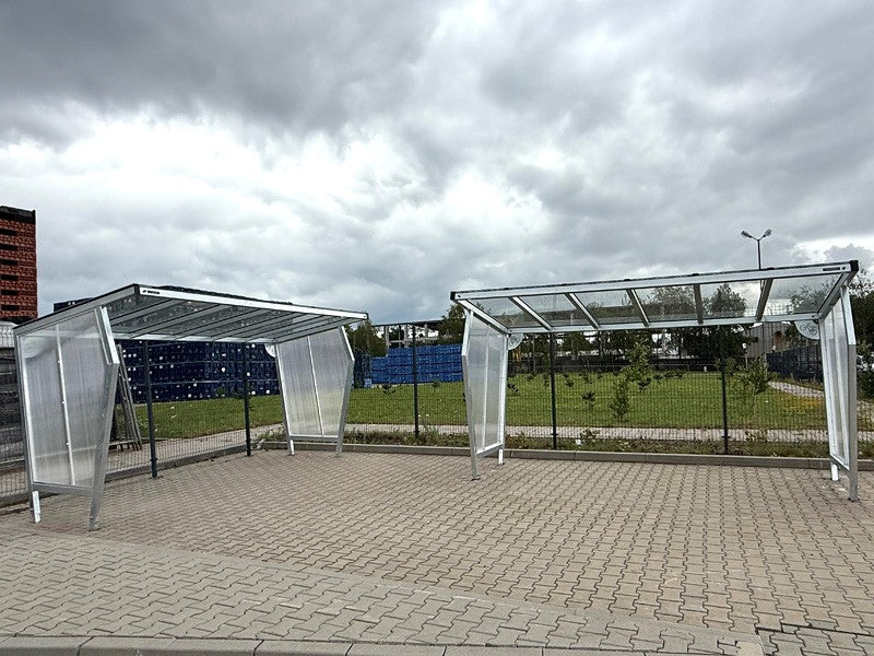Dviračių stoginė "Aurora I", 10 dviračių / 420cm - miesto infrastruktūros įrengimas