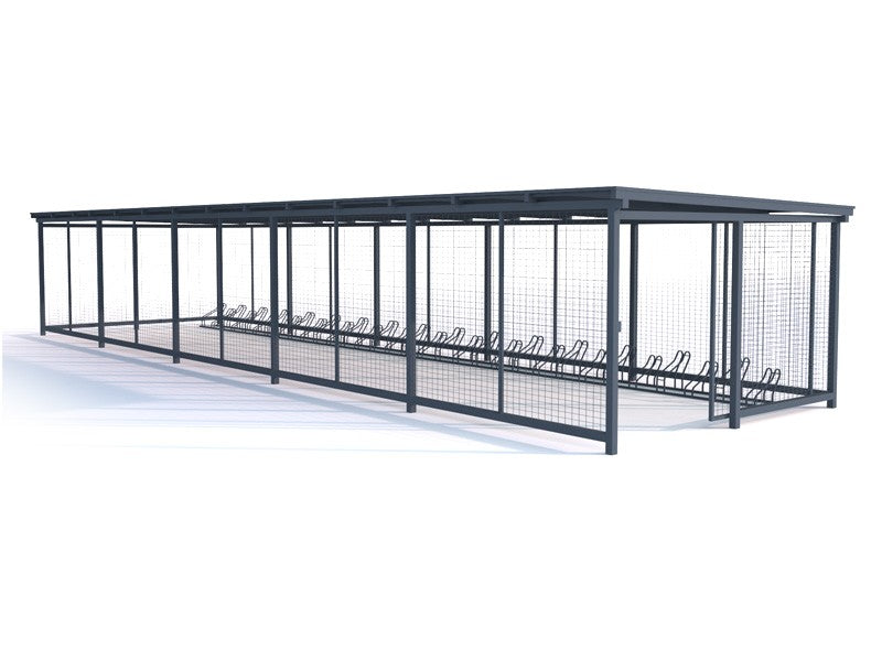 Dviračių stoginė "Pablo II", užrakinama, 25 dviračiams / 1078cm
