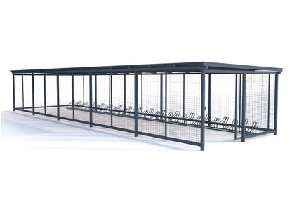 Dviračių stoginė "Pablo II", užrakinama, 25 dviračiams / 1078cm