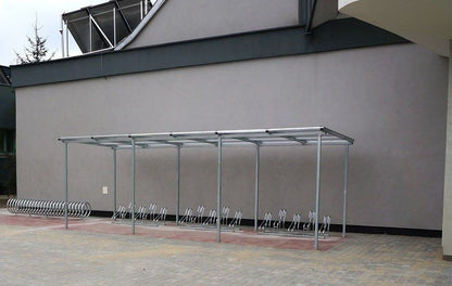 Dviračių stoginė "Zorza II" neužstatyta, 15 dviračių / 630cm - parkų ir gatvių gerbūvio elementai