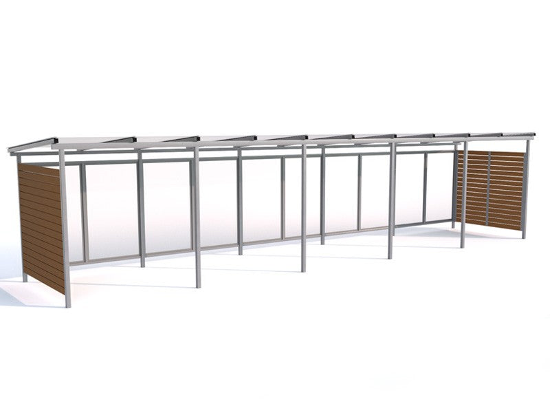 Dvirčių stoginė "Zorza II" uždara, 25 dviračiams / 1050cm
