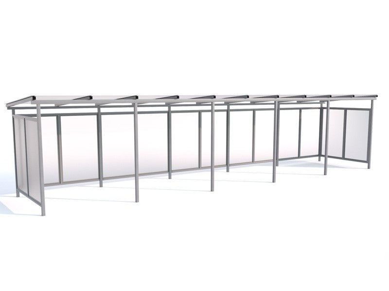 Dvirčių stoginė "Zorza II" uždara, 25 dviračiams / 1050cm - miesto infrastruktūros įrengimas