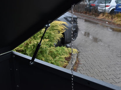Šiukšliadėžių užtvara iii 2x120l – prekės miestų viešosioms erdvėms
