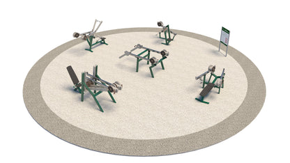 Lauko treniruoklių rinkinys SET-OF-5 Compact ProGym