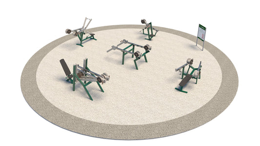 Lauko treniruoklių rinkinys SET-OF-5 Compact ProGym
